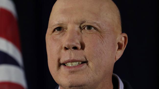 Federal Election 2022 seat of Dickson. Defence Minister and Federal Liberal member for Dickson, Peter Dutton arrives at his party in Brendale.  Picture: Zak Simmonds