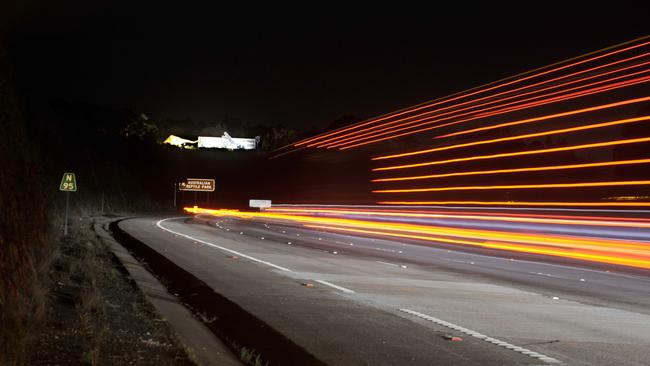 The man, 22, pulled over on the F3 (now M1) after he noticed a Commodore flashing his lights at him. (File photo)