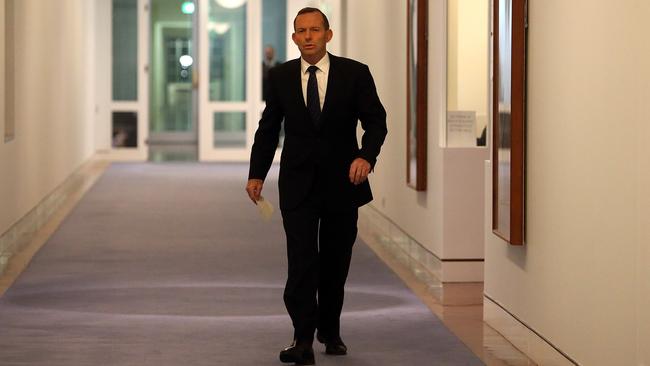 Going it alone ... Tony Abbott has dug in.