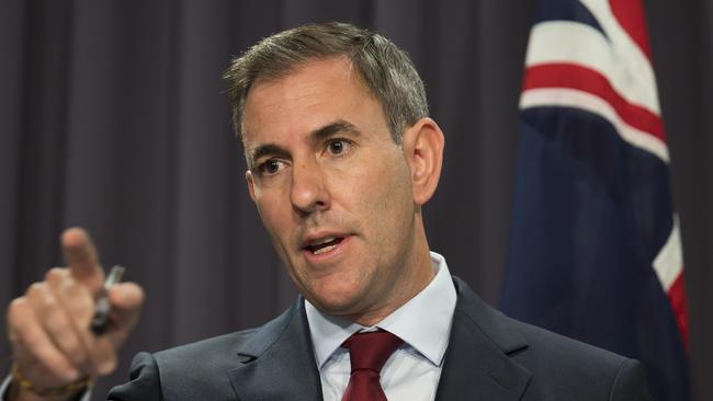 The centrepiece of the government’s cost-of-living strategy will be the revamped $359bn 10-year income tax cut package. It took political courage to redesign the cuts, with the Treasurer saying ‘we did take a political risk in order to get a better economic outcome for more people’. Picture: NCA NewsWire / Martin Ollman