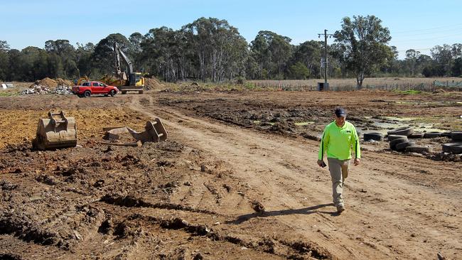 The site of the new Badgerys Creek Airport. Picture: Hollie Adams/The Australian