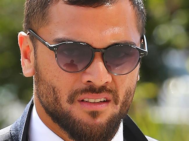 FILE - FEBRUARY 20, 2015: According to reports, Karmichael Hunt of the Queensland Reds has been charged with four counts of supplying cocaine. GOLD COAST, AUSTRALIA - AUGUST 31: Karmichael Hunt arrives at the round 23 AFL match between the Gold Coast Suns and the West Coast Eagles at Metricon Stadium on August 31, 2014 in Gold Coast, Australia. (Photo by Chris Hyde/Getty Images)