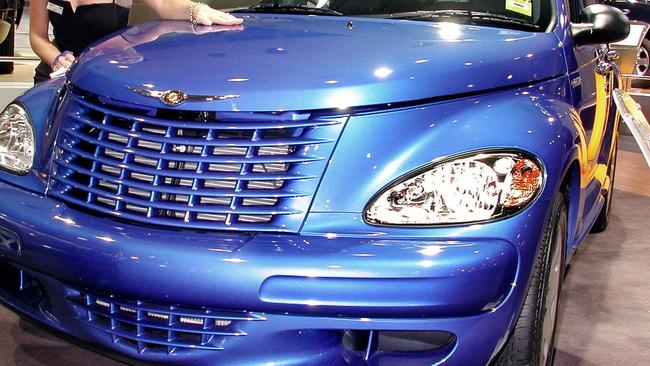 A blue Chrysler PT cruiser was stolen from the William Farrer Hotel in Wagga Wagga. picJames/Robertson motor vehicles car