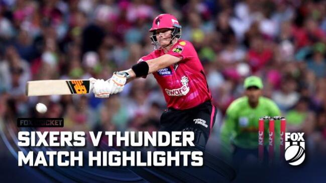 Sydney Sixers v Sydney Thunder Match Highlights