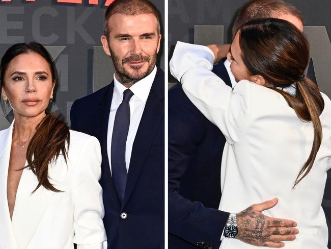David and Victoria Beckham at the London premiere of their Netflix documentary, Beckham.