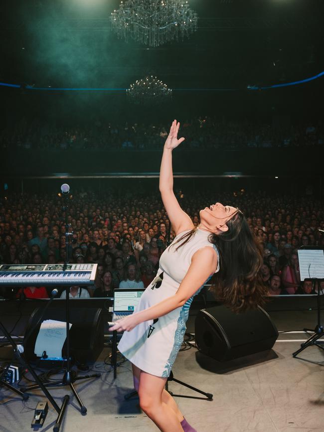 Astrid Jorgensen in action at The Fortitude Music Hall. Picture: Jacob Morrison