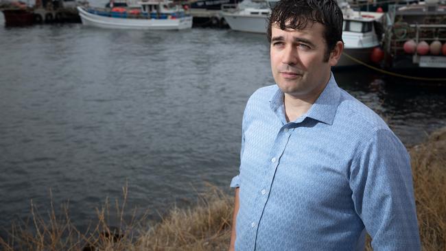 Darvin Hansen, managing director of Tasmanian Seafoods at Margate in Southern Tasmania. PHOTO: Peter Mathew