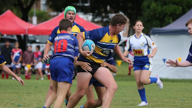Day 1 of the King of the Country junior rugby union tournament at the Gold Coast Eagles Rugby Union Club. Under-15s: 10.40am: USQ Saints v Invitational Barbarians USQ Player No Barbarians Player No73 Clay Hindmarsh Pic Mike Batterham