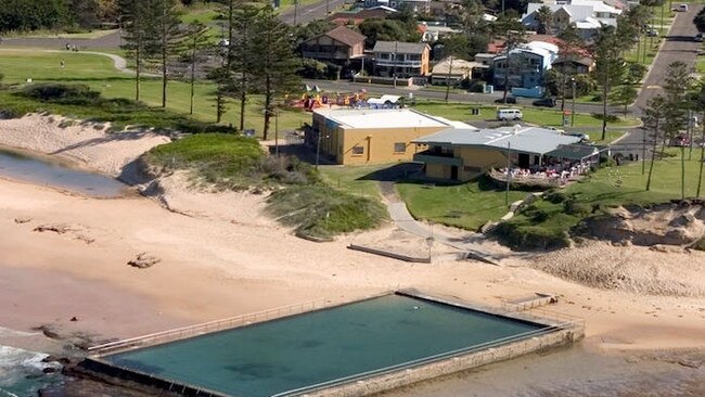 The Bulli Rock Pool neighbours the Bulli Beach Cafe. Picture: Visit NSW