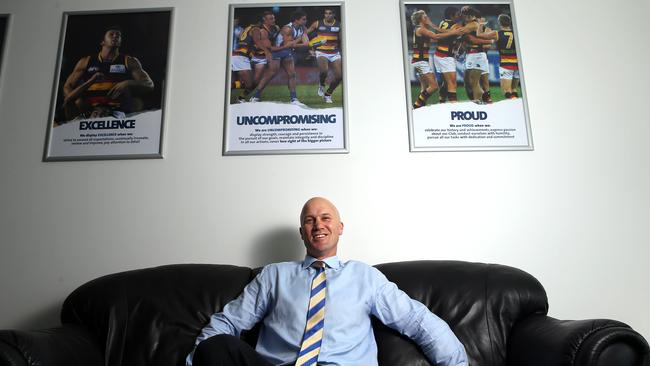 Former Crows player and current COO Nigel Smart