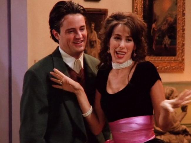 Chandler’s grating girlfriend Janice in Friends.