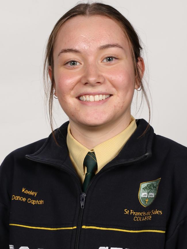 Keeley Smith is St Francis de Sales' DUX for 2023. Picture Supplied