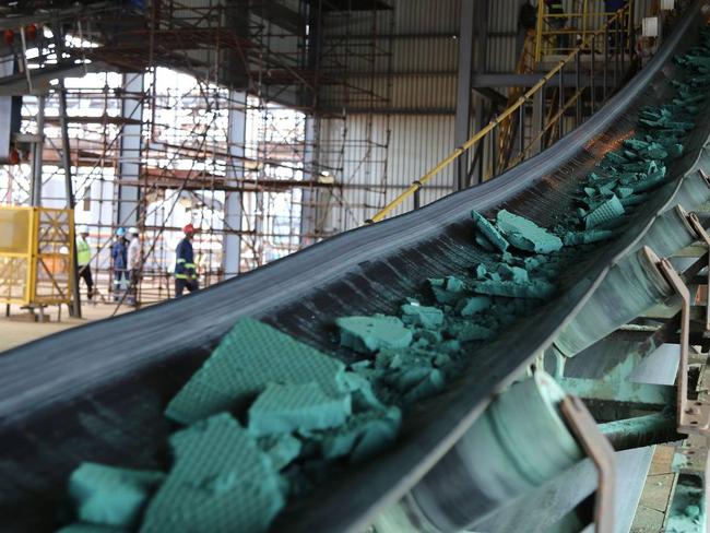 Chunks of raw cobalt at a plant in Congo. Picture: AFP/Getty