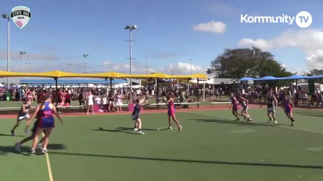 Replay: Netball Queensland Junior State Age Titles Day 1 - Metro Red v Southport-Carrara Blue (U14)