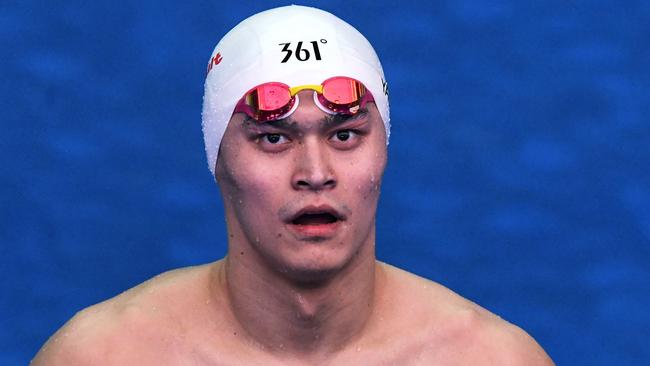 The Sun Yang Global Support Association announced its intention to close on Weibo. Picture: AFP