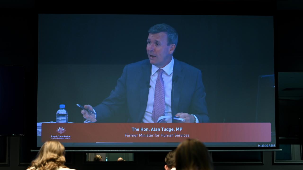 Alan Tudge fronted the Royal Commission into the Robodebt Scheme in Brisbane. Picture: NCA Newswire / Dan Peled