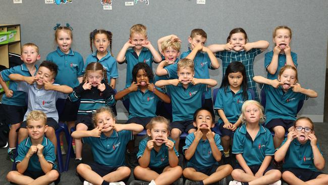 St Catherine of Siena Catholic Primary School 2025 Prep EA front Oscar Jennings, Harper McNamara, Eadie Skurrie, Oli Arceo, Lulu Bolton, Mia Bartlett. Middle Luca Gibbons-Reid Lottie Gardiner, Estelle Kurian, Austin Armstrong, Elisa Nguyen, Sophia Fletcher. Back Jaxon Bow, Mia Miller, Heidi Phillips, Oliver Wemyss, Frankie Chalker, Noah Mazza, Maeve MacBryde, Scarlett Wallace