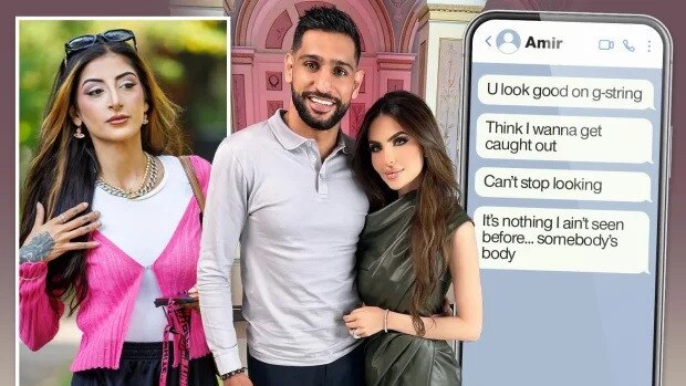 Amir Khan sexting other women