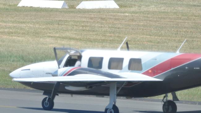 A plane at Bankstown Airpot on December 1 that was allegedly carrying $800,000 cash.