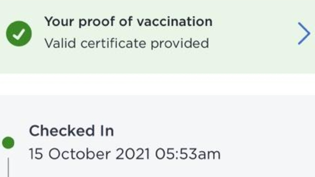 Sydney residents have noticed they have the VaxPass already.