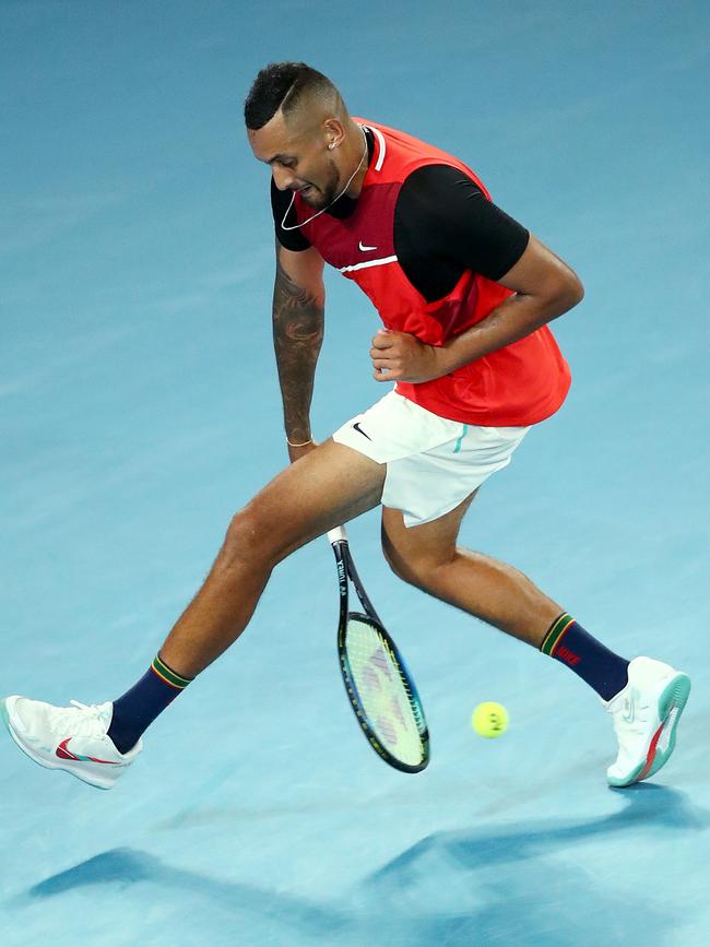 The last time Kyrgios competed at the Australian Open was in 2022. Picture: Kelly Defina/Getty Images