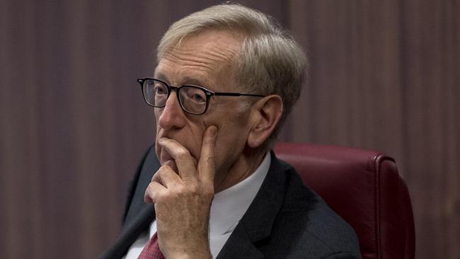 *Fairfax Pool Images* The Royal Commission into the Financial Services Industry. 12 February 2018. The Age News. Photo: Eddie Jim. ( The Commissioner Kenneth Hayne )