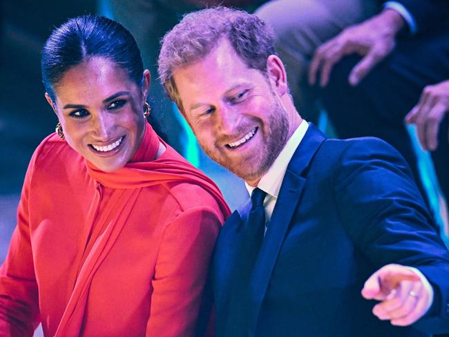 Meghan Markle dazzled the crowd at the summit. Picture: AFP.