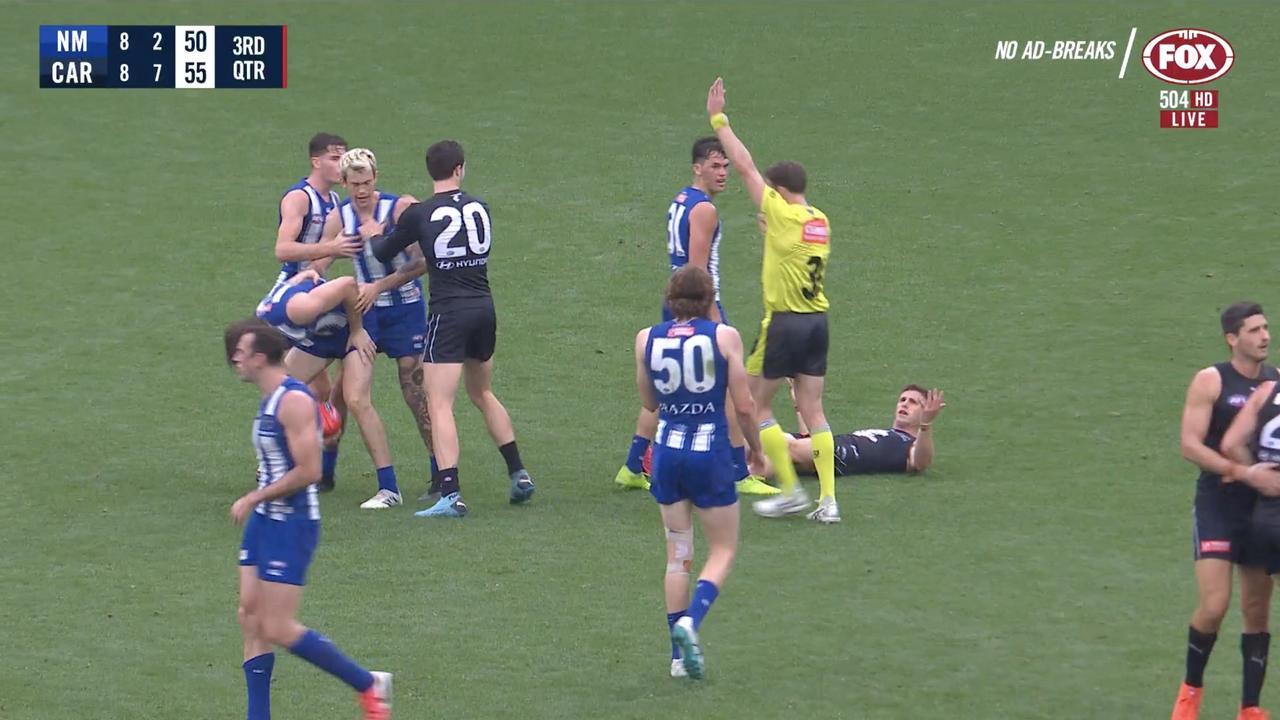 Jasper Pittard blew a huge chance for his side.