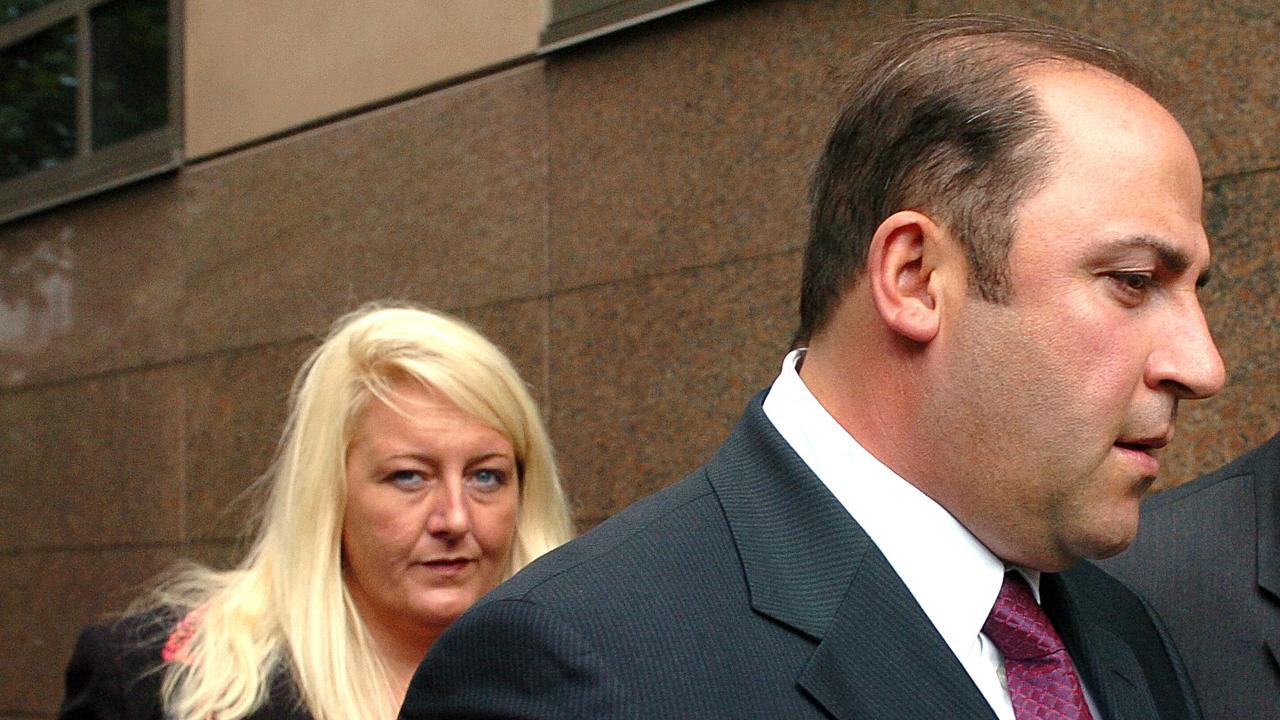 Gangland boss Tony Mokbel with his ‘Lawyer X’ Nicola Gobbo in 2004.