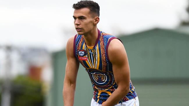 Deacon Kalpakis in action for South Morang. Picutre: Nathan McNeill