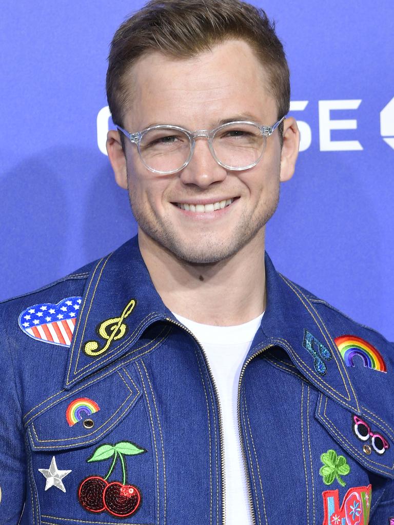 The character was voiced by Rocketman star Taron Egerton. Picture: Getty Images.