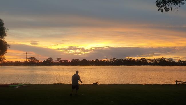 Evening walk around Lake Lascelles, Hopetoun. Picture: Sue Davison, Greensborough.