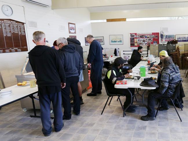 Vinnies Kitchen Inc feeding the homeless. Picture: Norm Oorloff