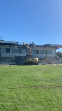 Demolition begins at Browne Park Rockhampton