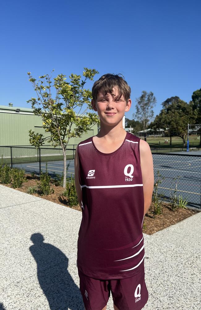 QLD School Sport Netball Under-15 boys. Pictured: Declan Todd