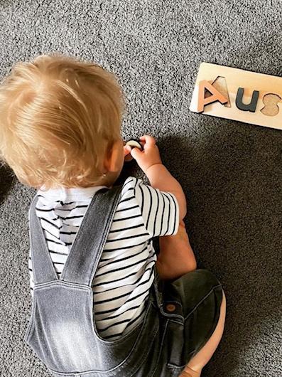 MacPherson is looking forward to daycare drop-offs and pick-ups. Picture: Instagram