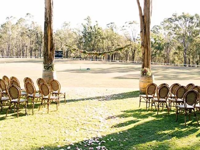 Wandin Estate, where it’s understood the wedding guests were travelling from, is a popular wedding venue at Lovedale in the Hunter. Picture: Supplied