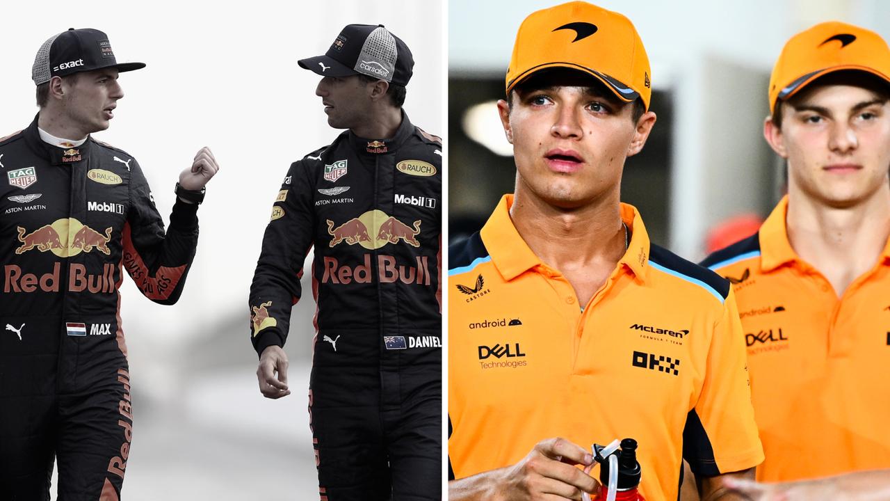 Lando Norris and Daniel Ricciardo