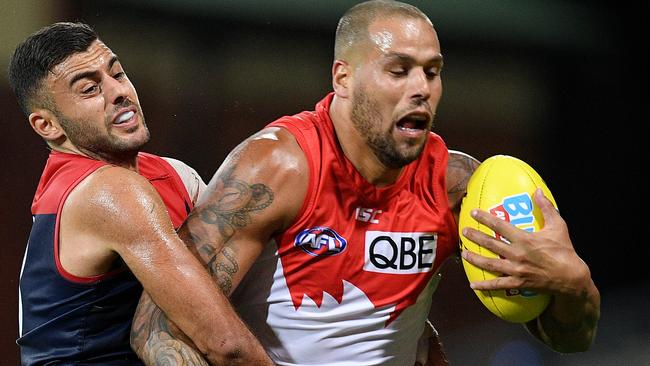 The Swans need big forward help for Lance Franklin. Picture: AAP