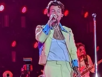 Harry Styles performing in Sydney. Picture: Supplied