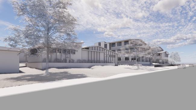 The two-storey building and separate kitchen building would be built on the vacant corner on Spencer and Agnes Street.