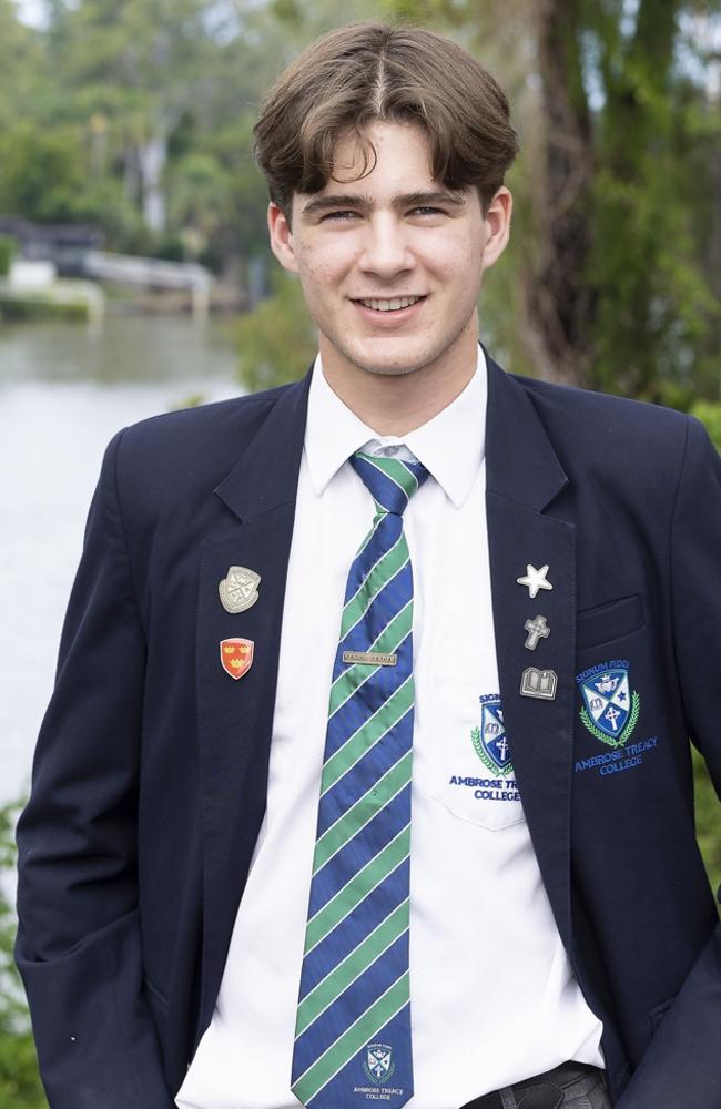 David Childs, the Ambrose Treacy College Captain in 2023. Picture: Contributed