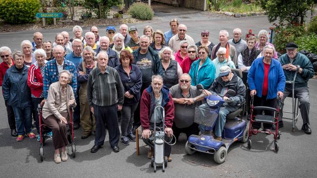 Residents of a Melbourne caravan park are up in arms as a Chinese investor plans to boot them out of their long-term homes. Picture: Jake Nowakowski