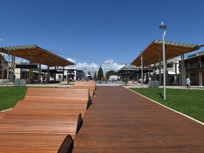 The new-look Henley Square, which has officially been reopened. Picture: Sam Wundke