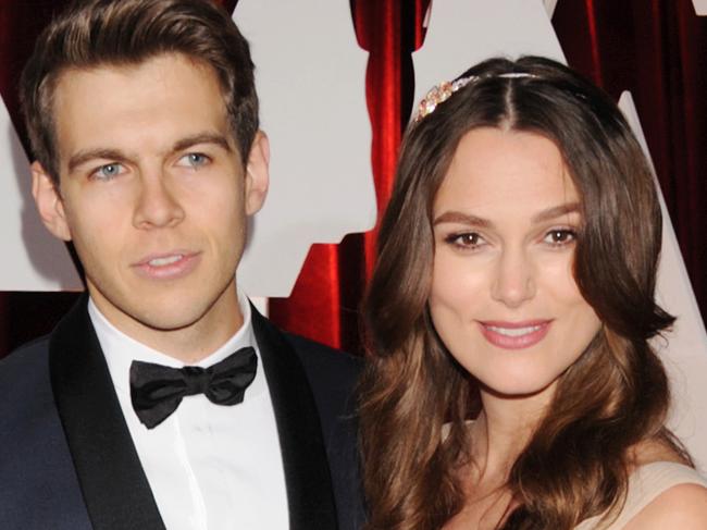 HOLLYWOOD, CA - FEBRUARY 22: Musician James Righton (L) and actress Keira Knightley arrive at the 87th Annual Academy Awards at Hollywood & Highland Center on February 22, 2015 in Hollywood, California.(Photo by Jeffrey Mayer/WireImage)