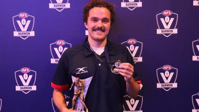 Doyle Madigan won the 2024 Mathieson Medal. Picture: AFL Barwon