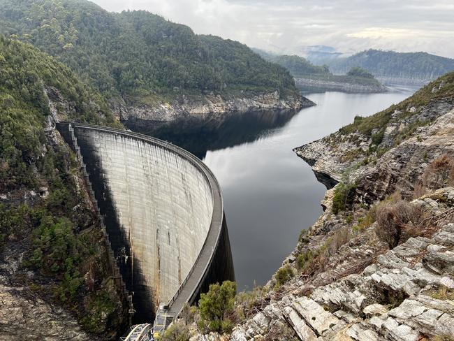 Gordon Dam. Picture: Philip Young