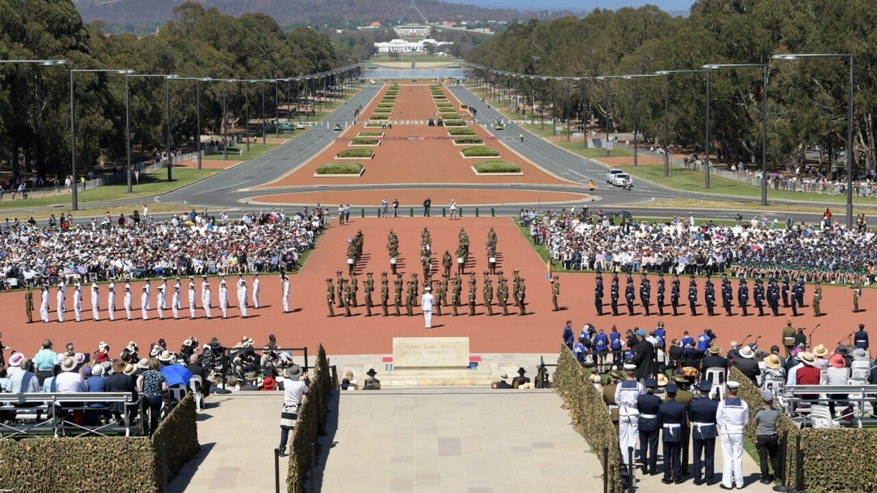 Remembrance Day Commemorations Underway In Canberra Sky News Australia