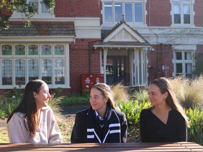 Greta, Maeve and Charlotte Sheldrick for Caulfield Grammar