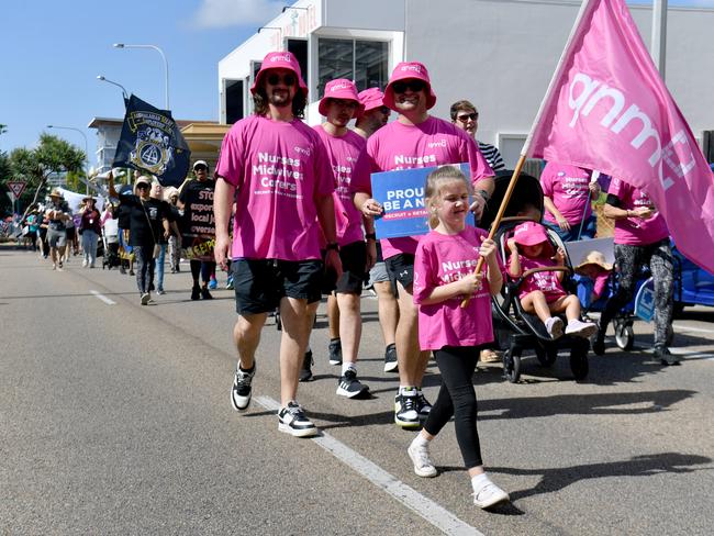 Townsville Labor Day March at Strand Park. Picture: Evan Morgan